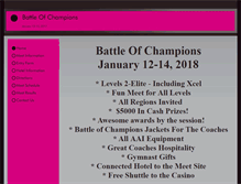 Tablet Screenshot of battleofchamps.com